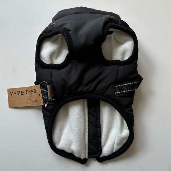 FASHION SPORTS Dog Harness Fleece Jacket in Black - Picture 10 of 15